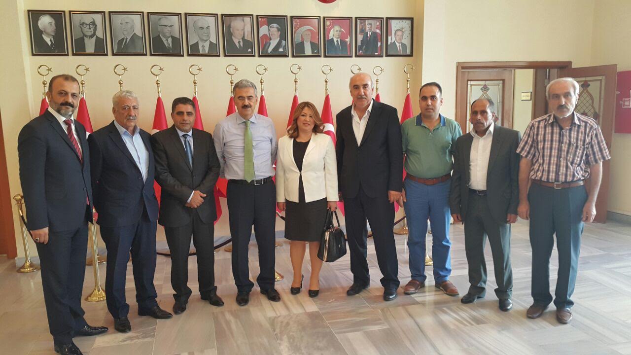 Anıttepe Derneği Üyeleri Vali Ayyıldız'ı Ziyaret Etti