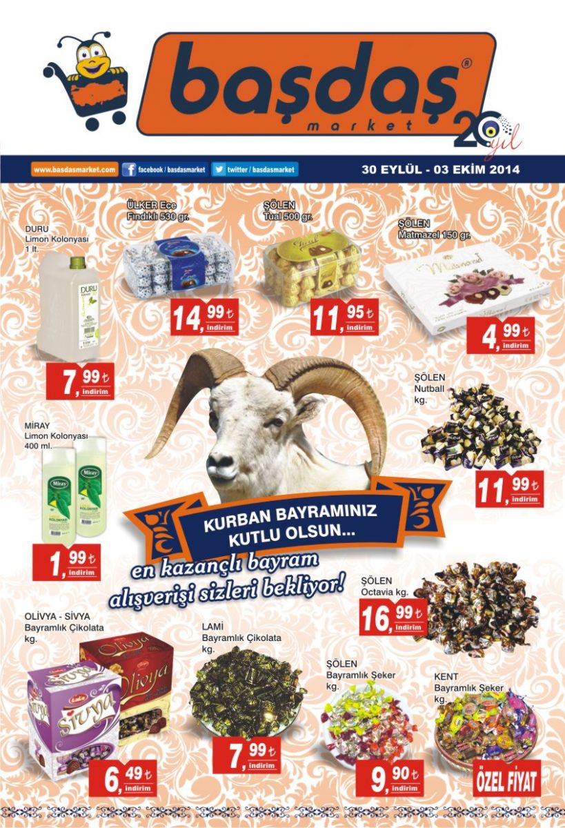 Başdaş Marketler Zinciri'nden vatandaşa erken bayram...