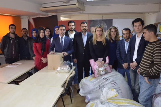 Bayırbucak'a AK Gençlik Konak'tan Yardım Eli