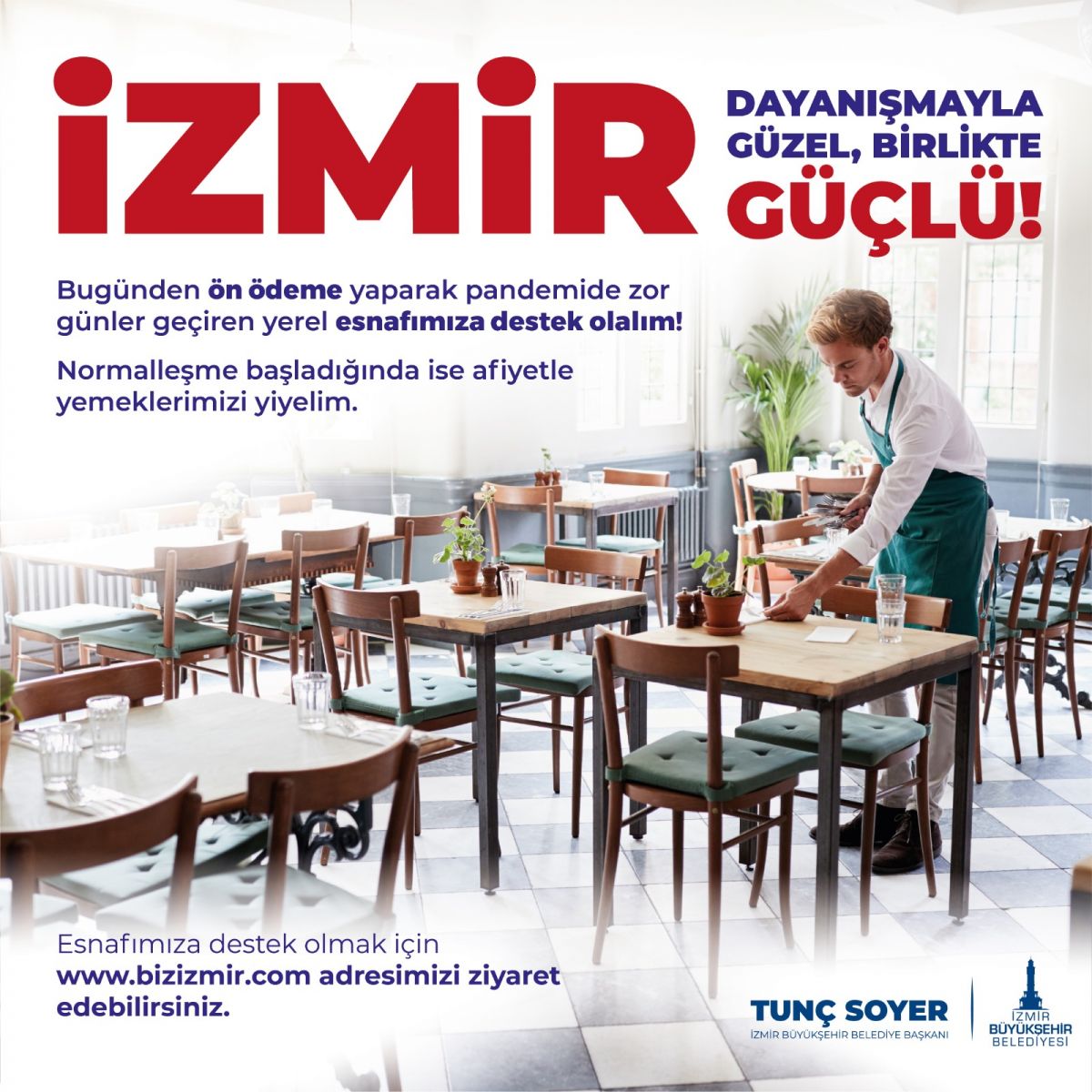 Başkan Soyer'den esnafa destek çağrısı