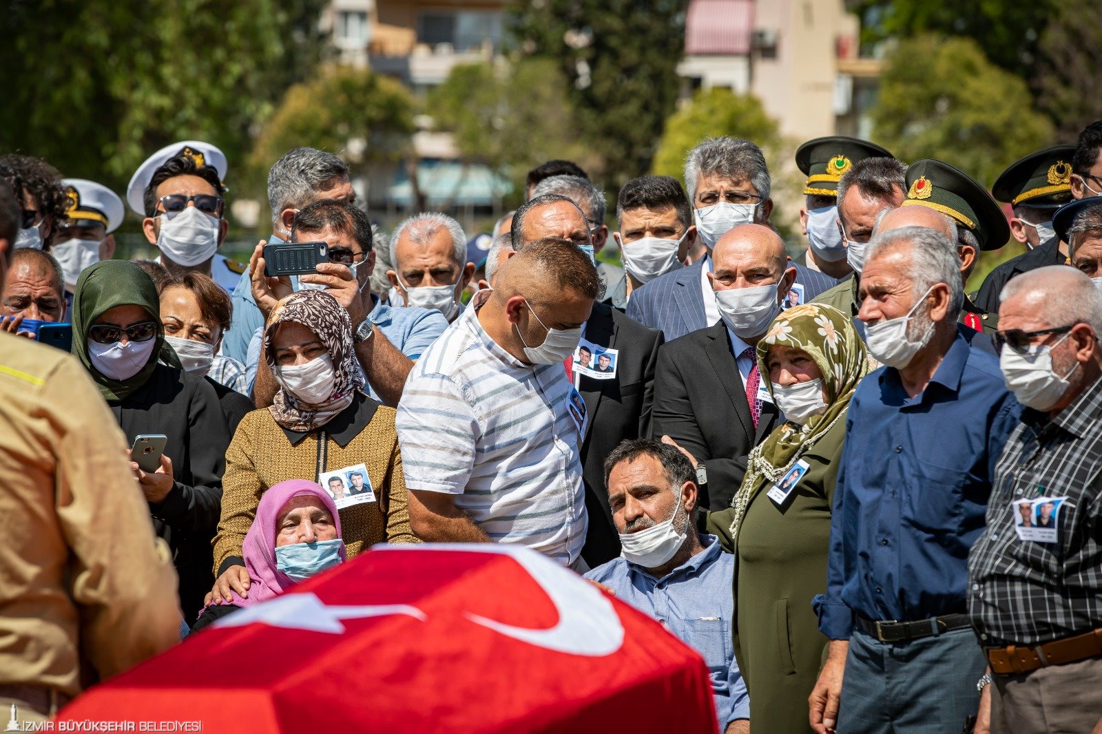 Orman şehitlerine hüzünlü veda