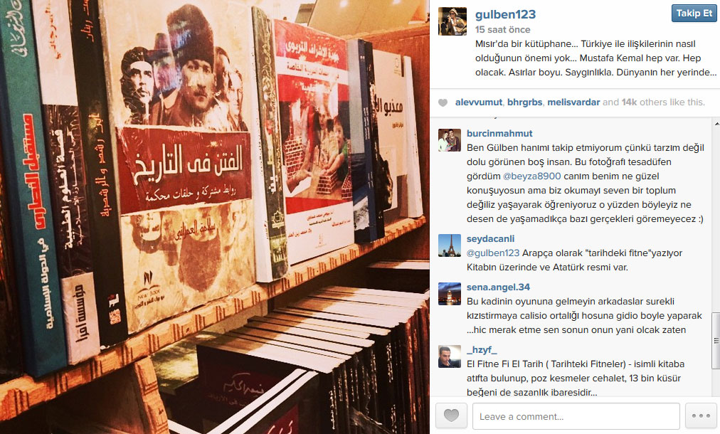 Gülben Ergen 'Mustafa Kemal hep var' dedi ama...