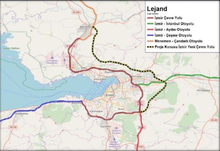 İzmir'in 2'nci Çevreyolu için Karayolları harekete geçti