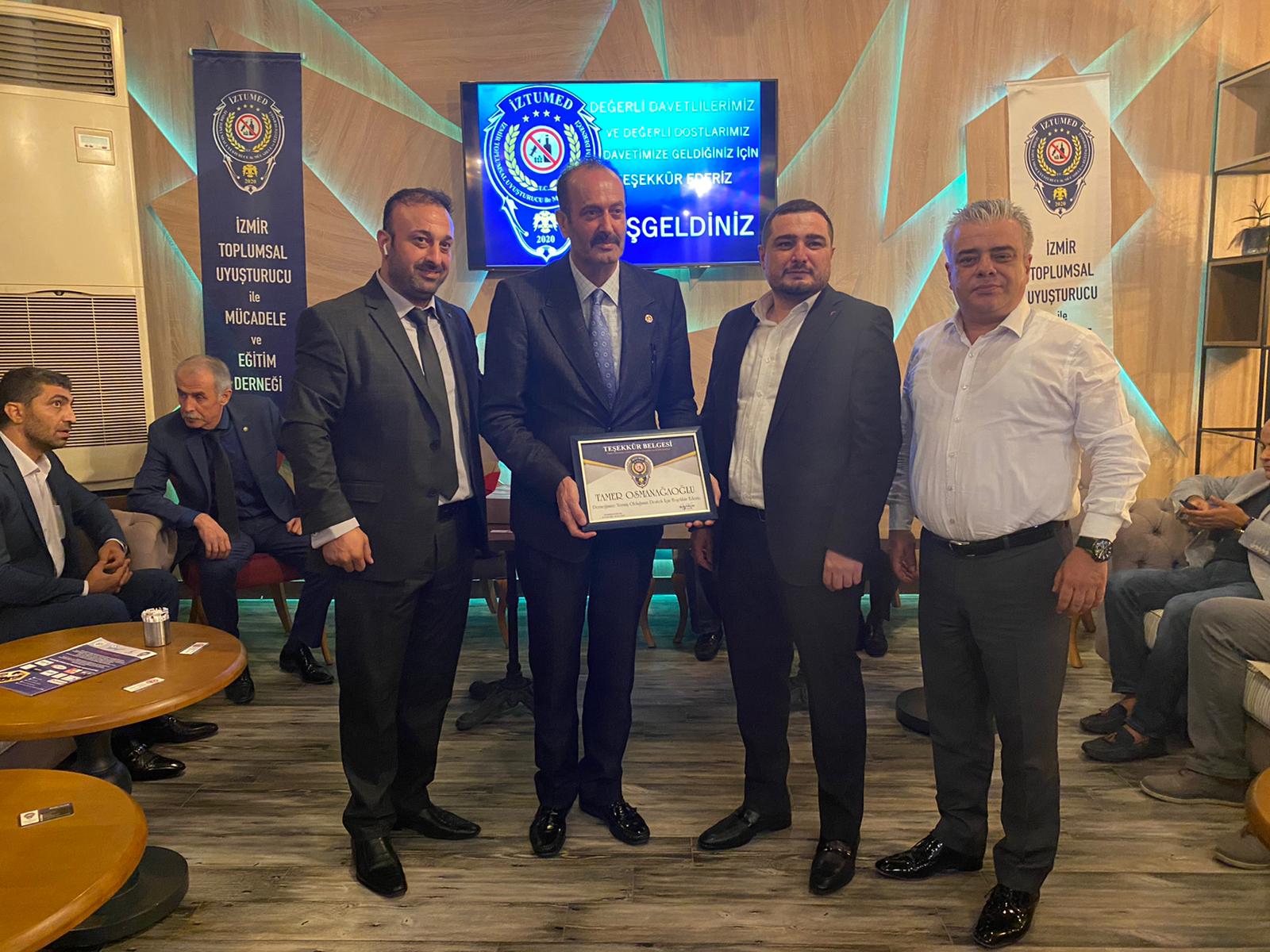 İZTUMED ve EGEPERDER Osmanağaoğlu'nu ağırladı