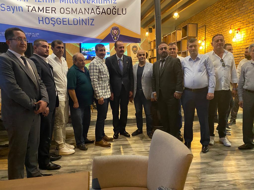 İZTUMED ve EGEPERDER Osmanağaoğlu'nu ağırladı