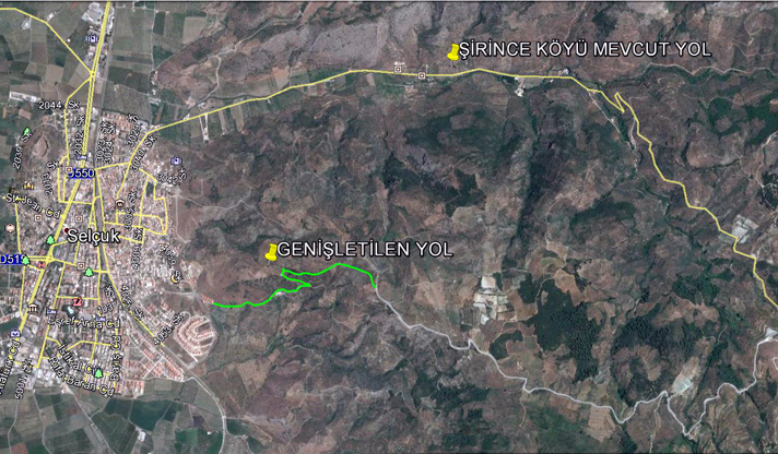 Şirince yolu rahatlayacak