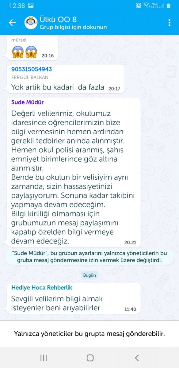 İZMİR KARABAĞLAR ÜLKÜ ORTAOKULUNDA TACİZ SKANDALI!