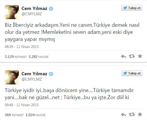 Cem Yılmaz: 'Biz İlberciyiz arkadaşım!'