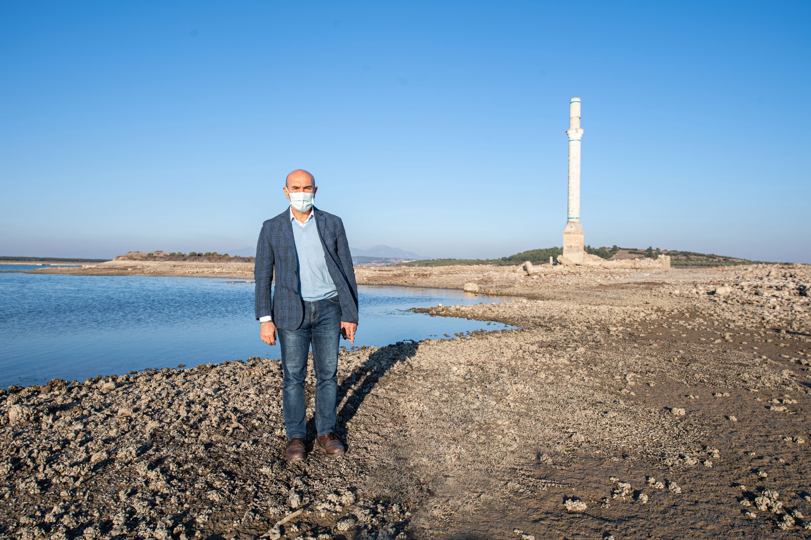Başkan Soyer Tahtalı Barajı'ndan seslendi: "Susuzluk tehdidi kapımızda"