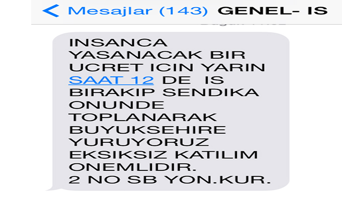 Büyükşehirde Grev Kapıda!