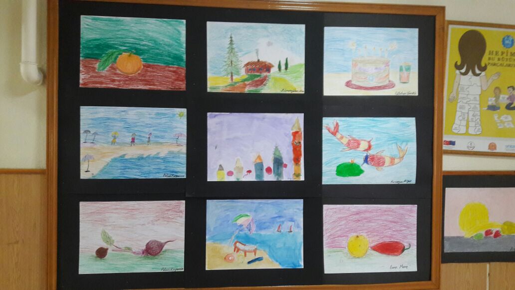 Minik Yeteneklere Sergi Açıldı