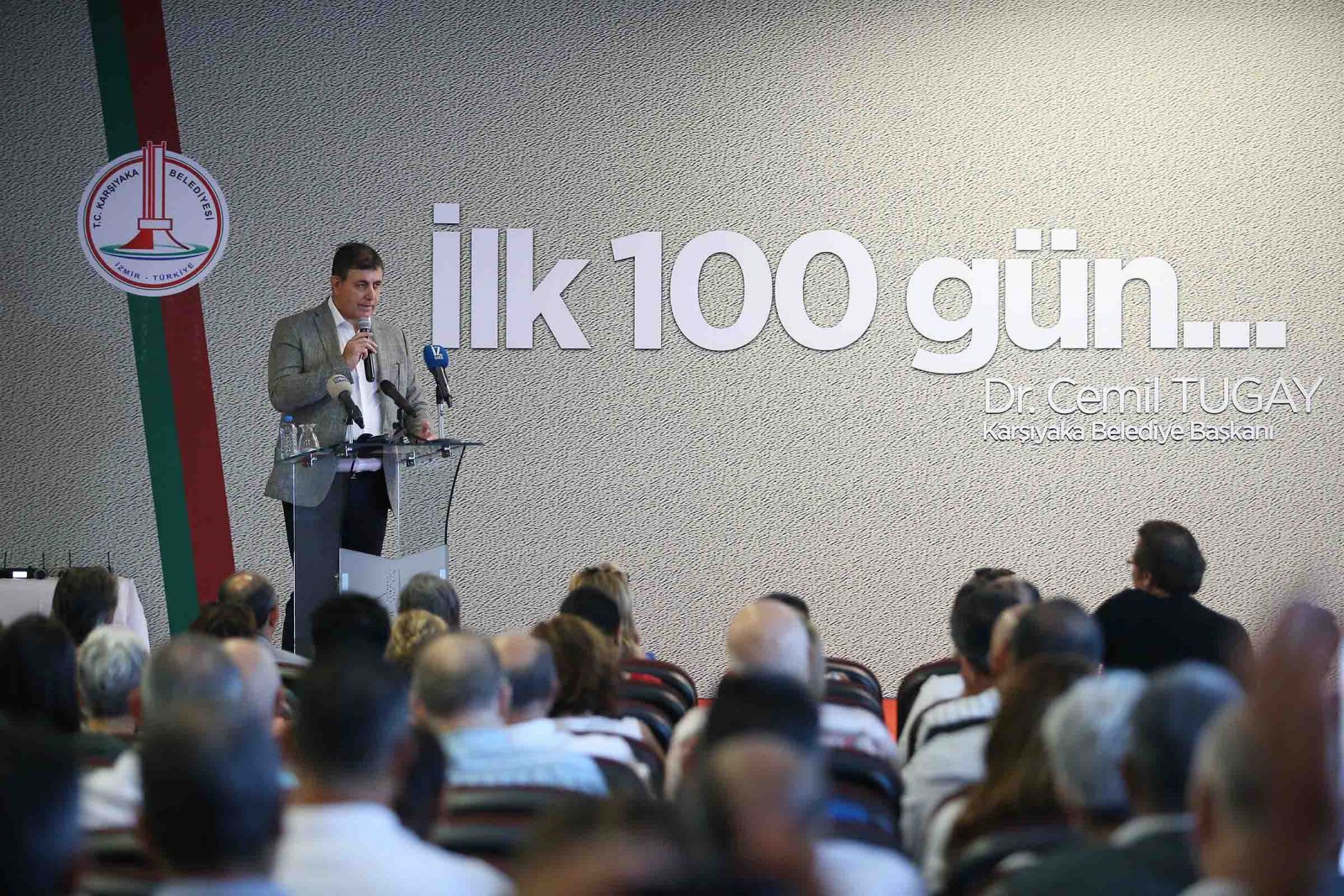 Başkan Tugay'dan "İlk 100 Gün" raporu!