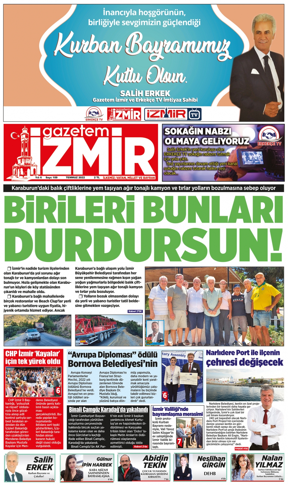 Gazetem İzmir Sayı: 109