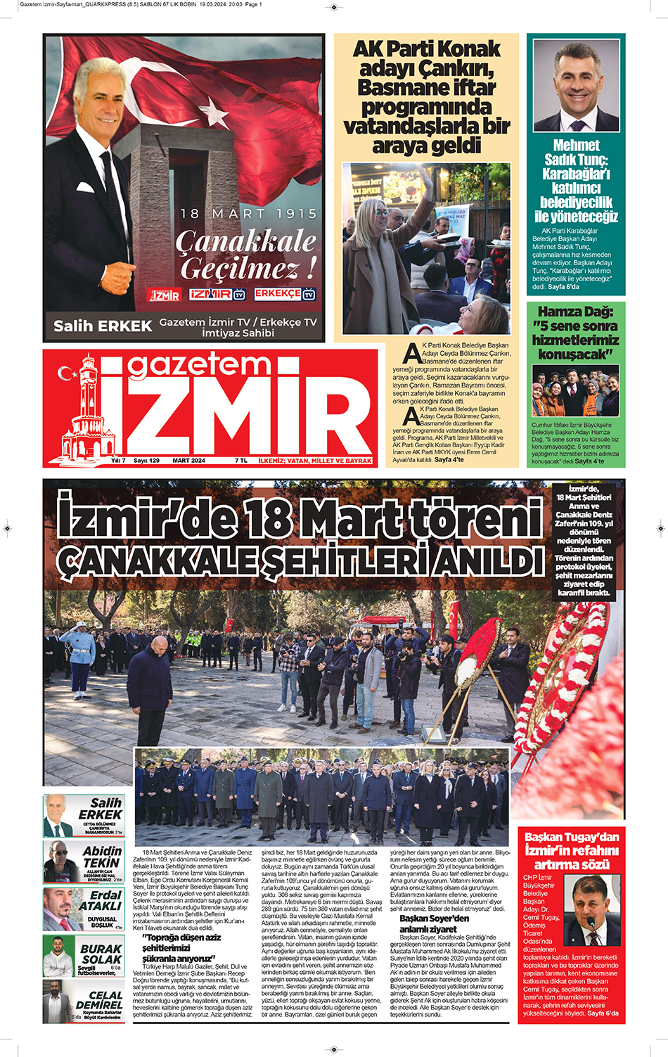 Gazetem İzmir Sayı: 129