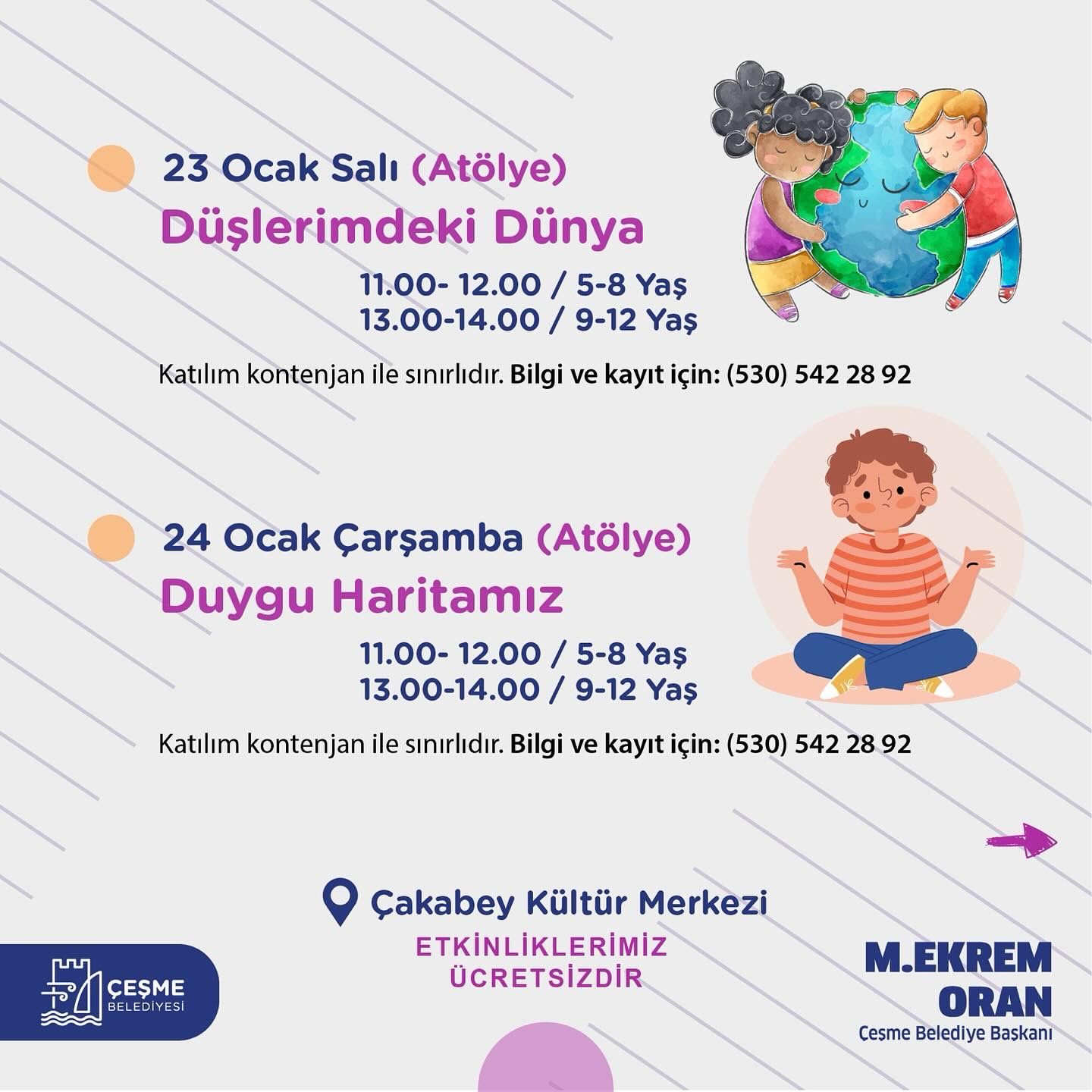 Çeşme Belediyesi'nden çocuklara Somestr hediyesi