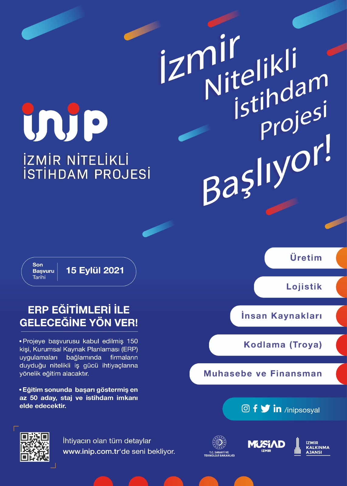 İstihdam Garantili İNİP Projesi Başlıyor