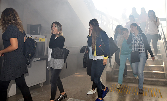 İzmir'de nefes kesen tatbikat