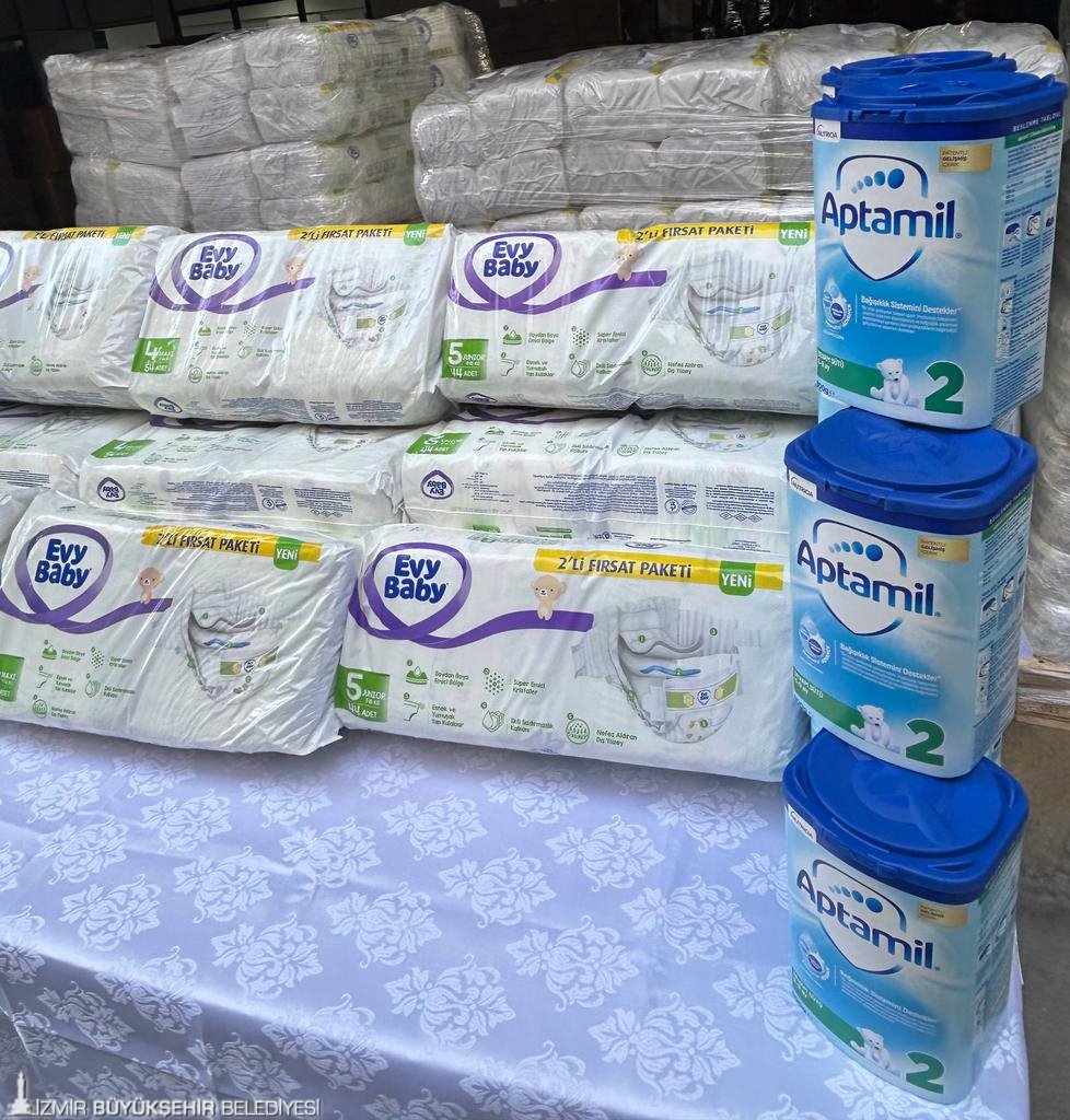 Büyükşehir bez ve mama desteğinde 100 bini aştı