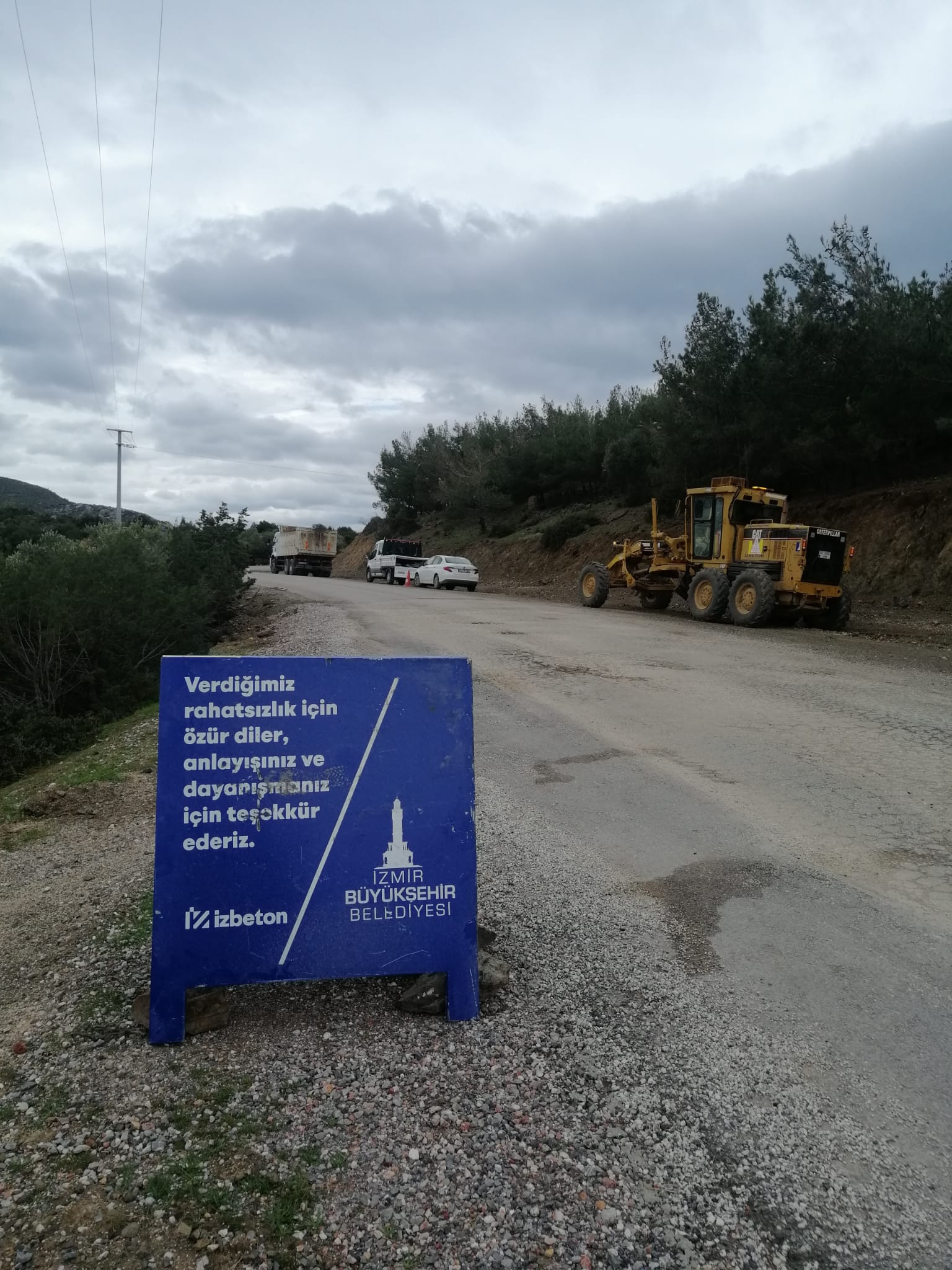 Karaburun yolları köstebek yuvası!