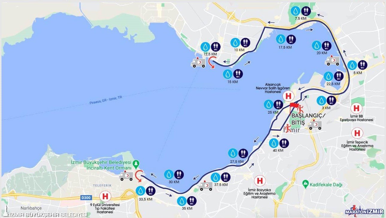 “Maraton İzmir” için trafik ve ulaşım önlemleri alındı