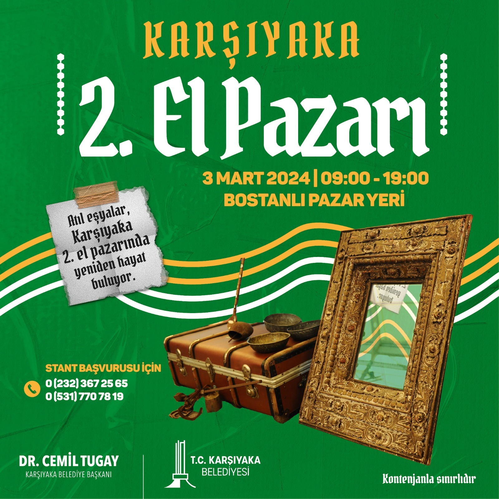 Karşıyaka’da “2. El Pazarı” 3 Mart'ta kuruluyor
