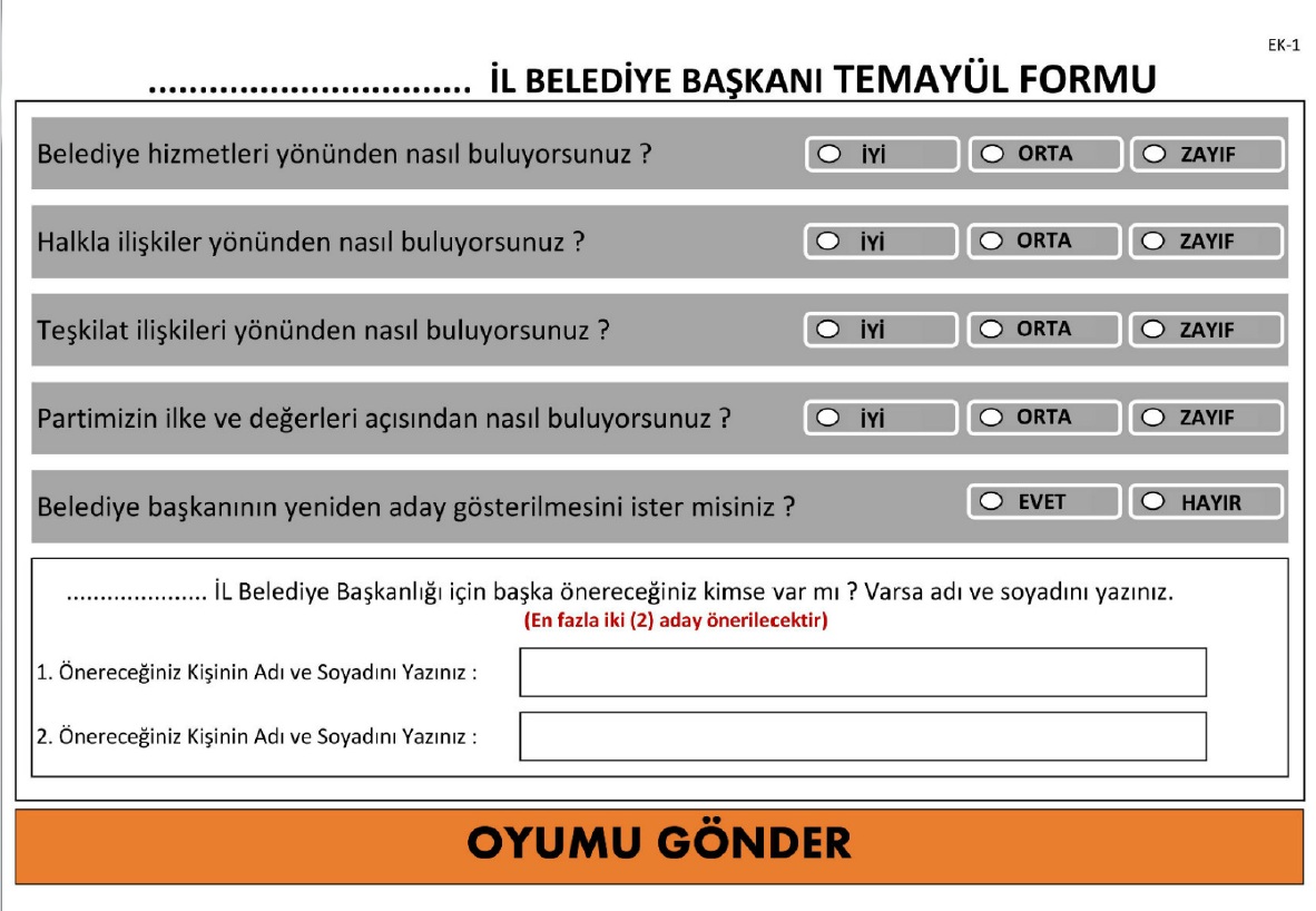 Önce İzmir'den başlanacak