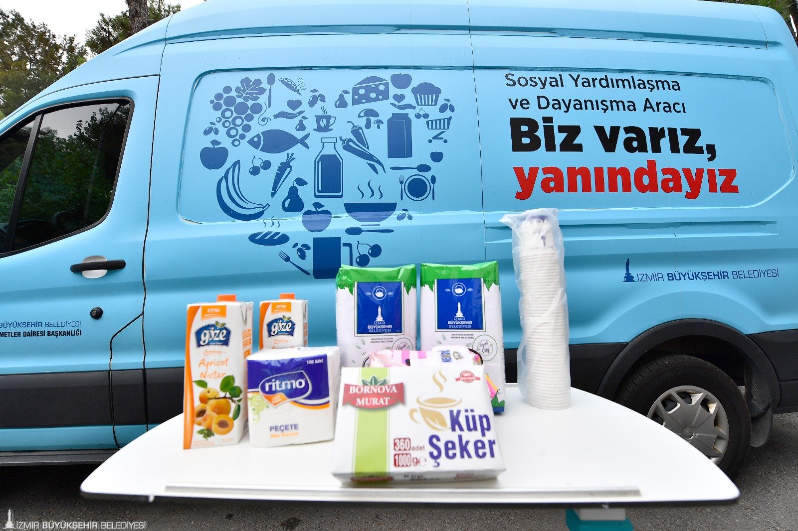 Büyükşehir taziye kolisi dağıtmaya başlıyor