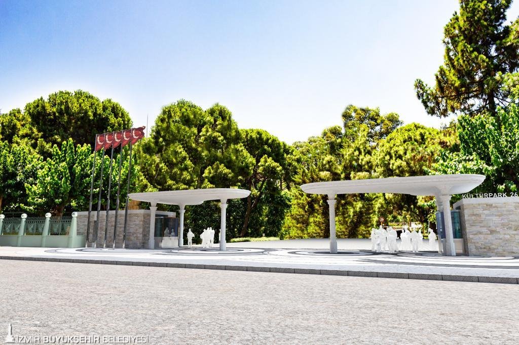 Kültürpark’ın tarihi kapıları restore ediliyor