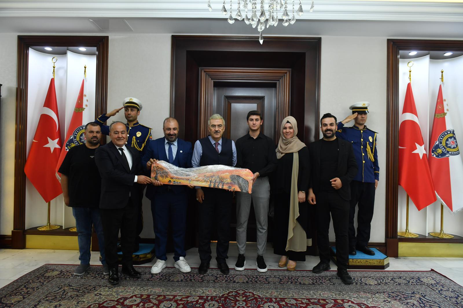 İMGİAD HEYETİNDEN EMNİYET GENEL MÜDÜRÜ AYYILDIZ'A ZİYARET