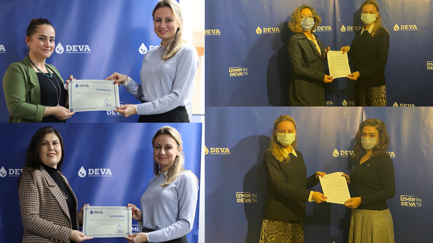 Deva Partisi İzmir’de ilçe yönetimleri belirleniyor! 7 İlçeden 4’üne kadın başkan atandı