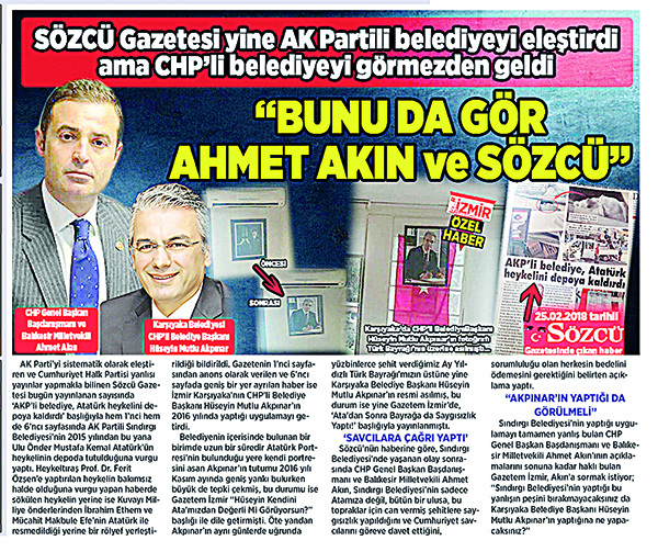 'Basın Özgürlüğü'nden Yanaymış…' YERSEN!