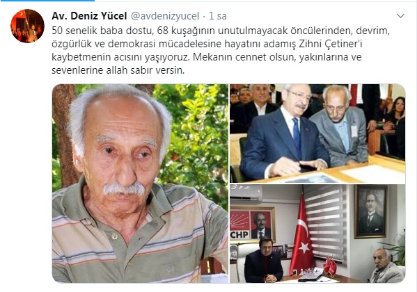 Deniz Gezmiş'i İzmir'de saklamıştı: Zihni Çetiner hayatını kaybetti