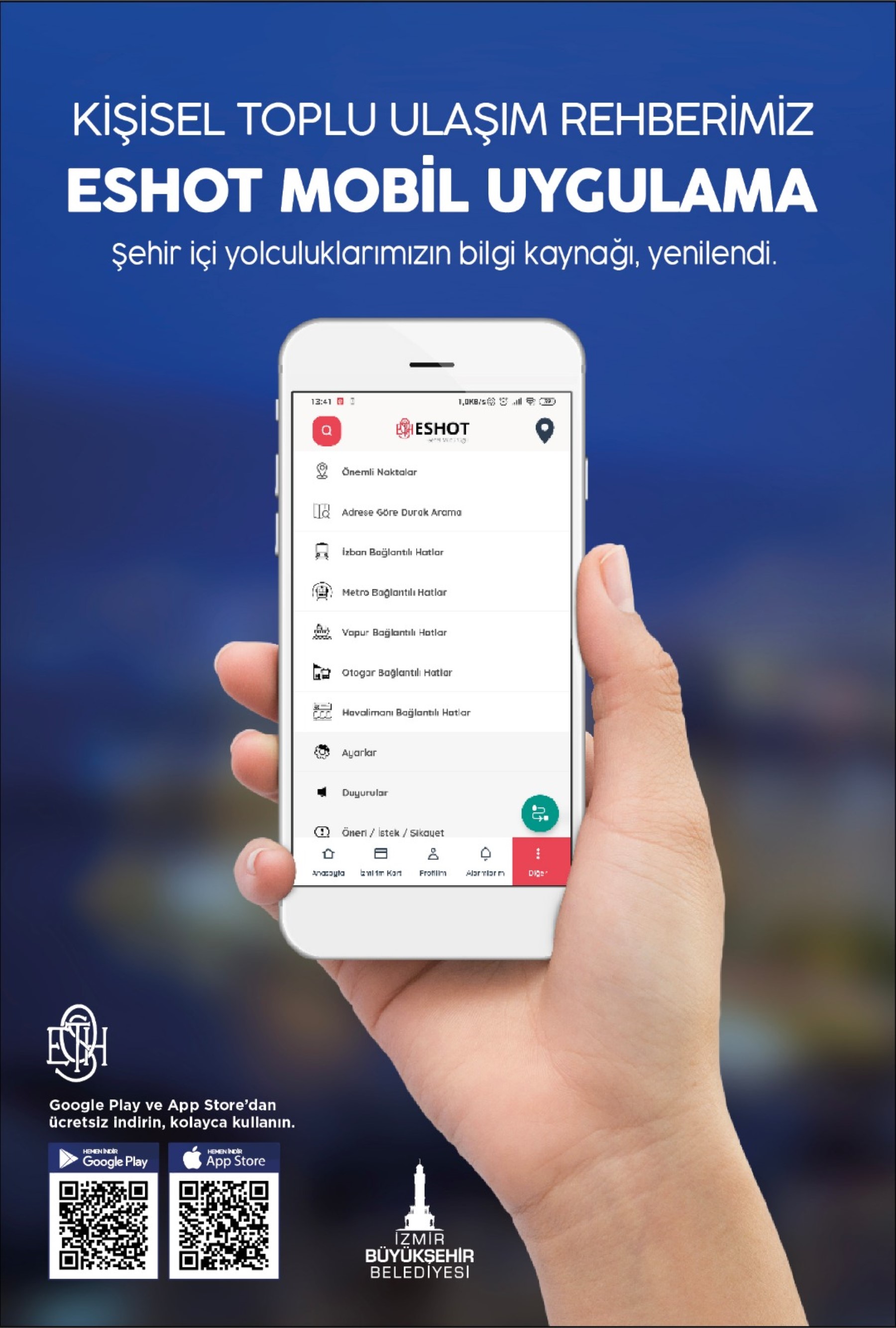 ESHOT mobil uygulama yenilendi
