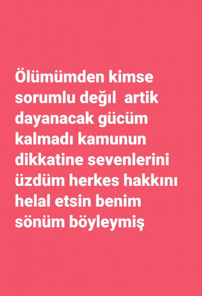 Sosyal medyada 'dayanacak gücüm kalmadı' deyip intihar etti