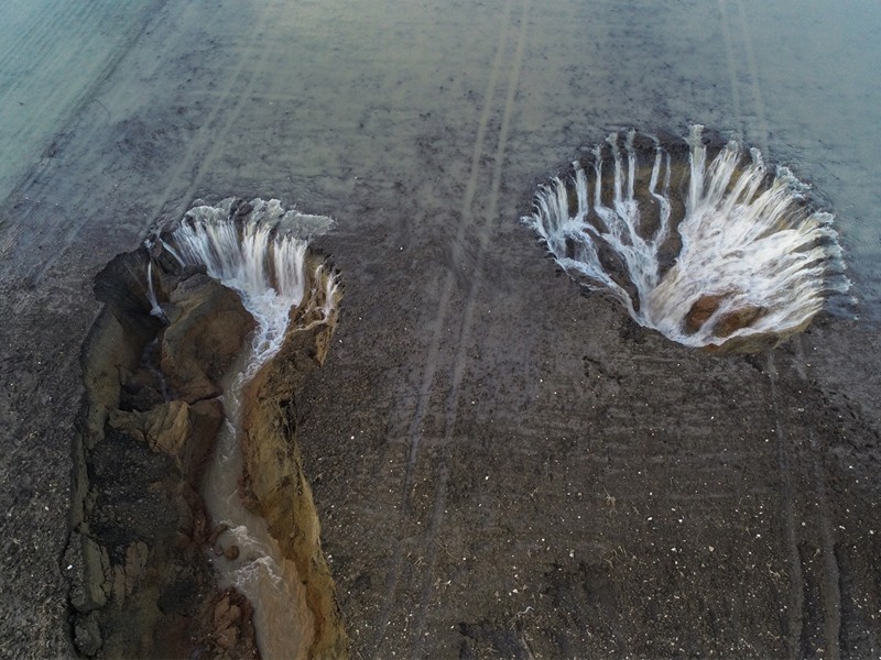 İzmir'de oluşan düdenlere 'jeopark' önerisi