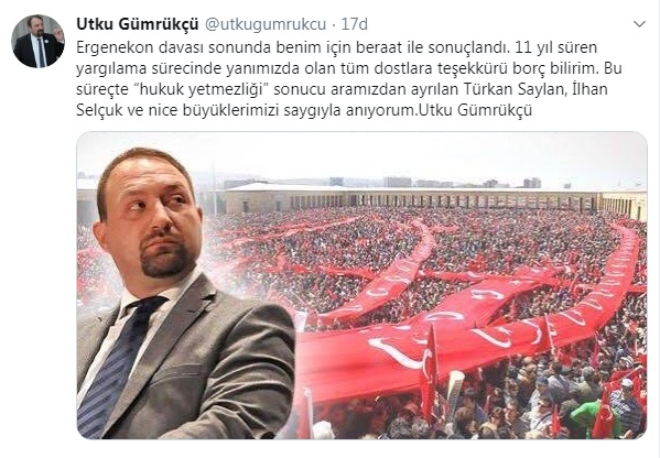 Gümrükçü'den beraat yorumu