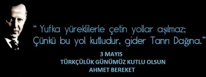 Ahmet Bereket'in kaleminde...