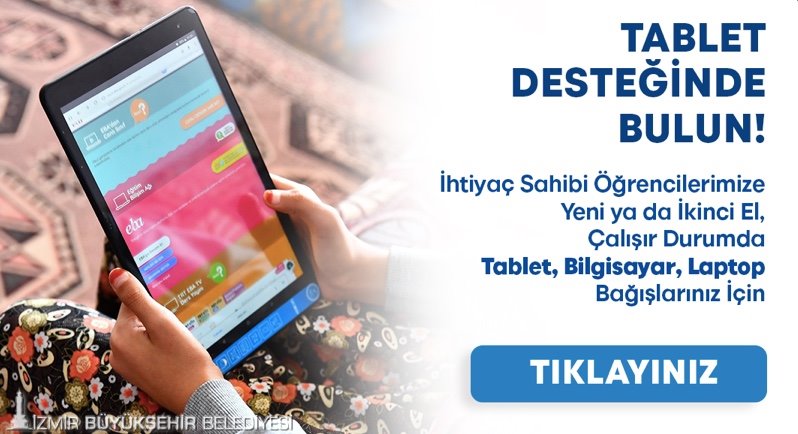 Başkan Soyer’den “askıda tablet” kampanyası