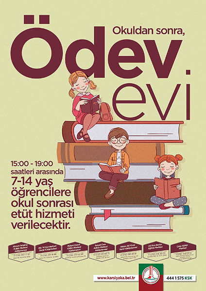 Karşıyaka'da 'Ödev Evleri' açılıyor!