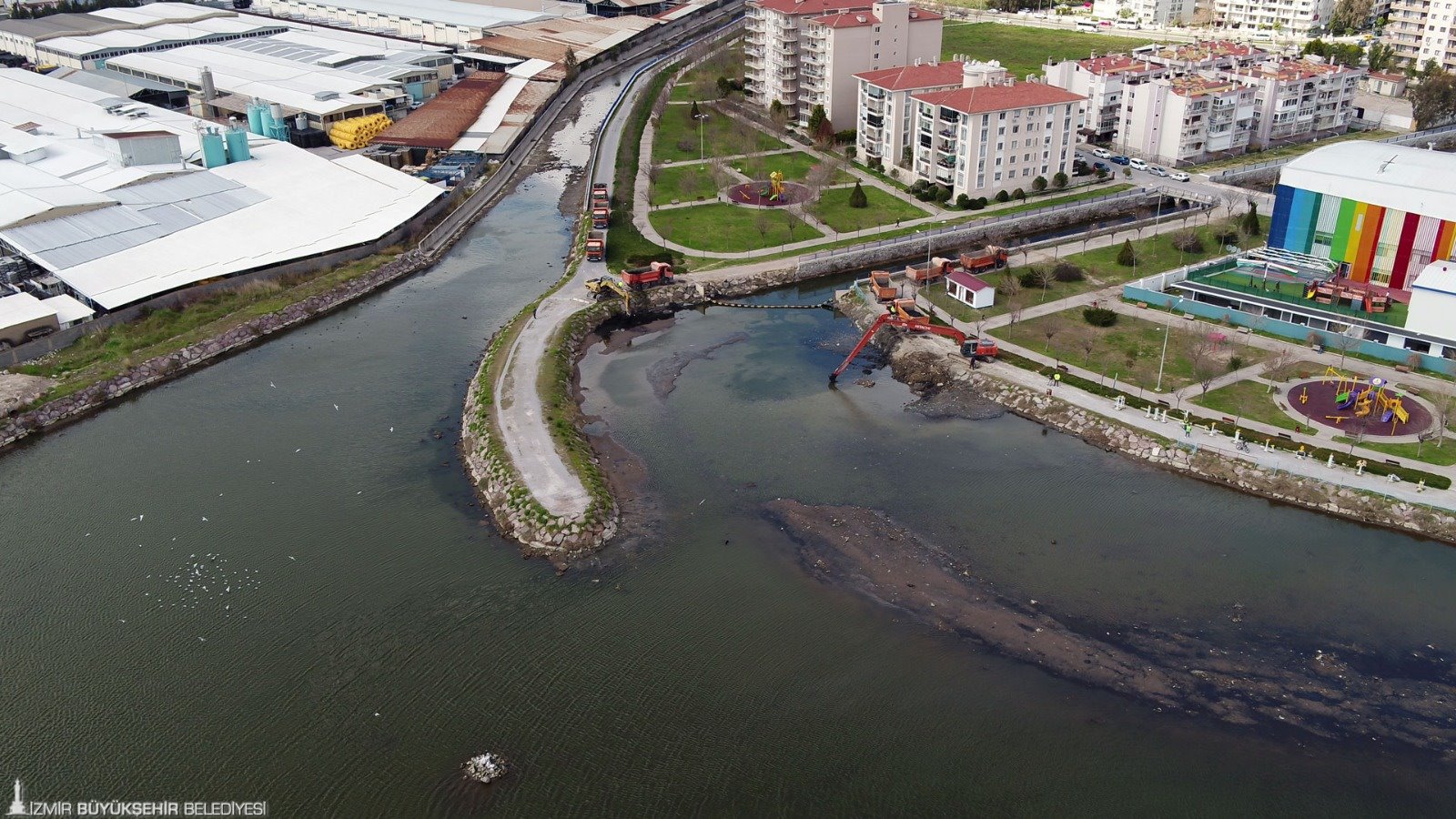 Büyük Çiğli Deresi’nde dönüşüm başladı