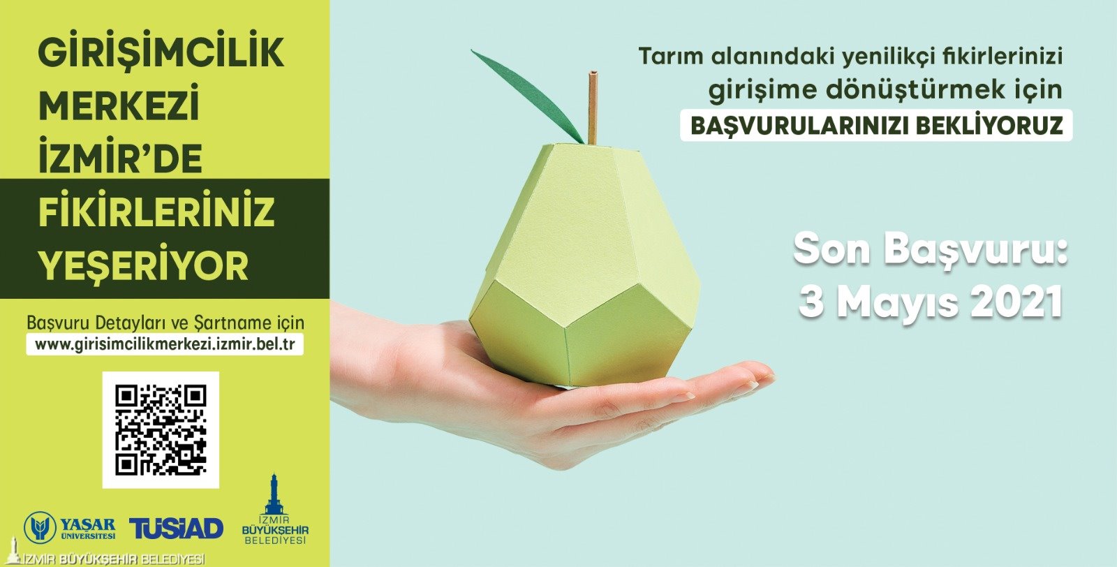 Tarım temasıyla yapılacak ilk girişimcilik programı için başvurular başladı