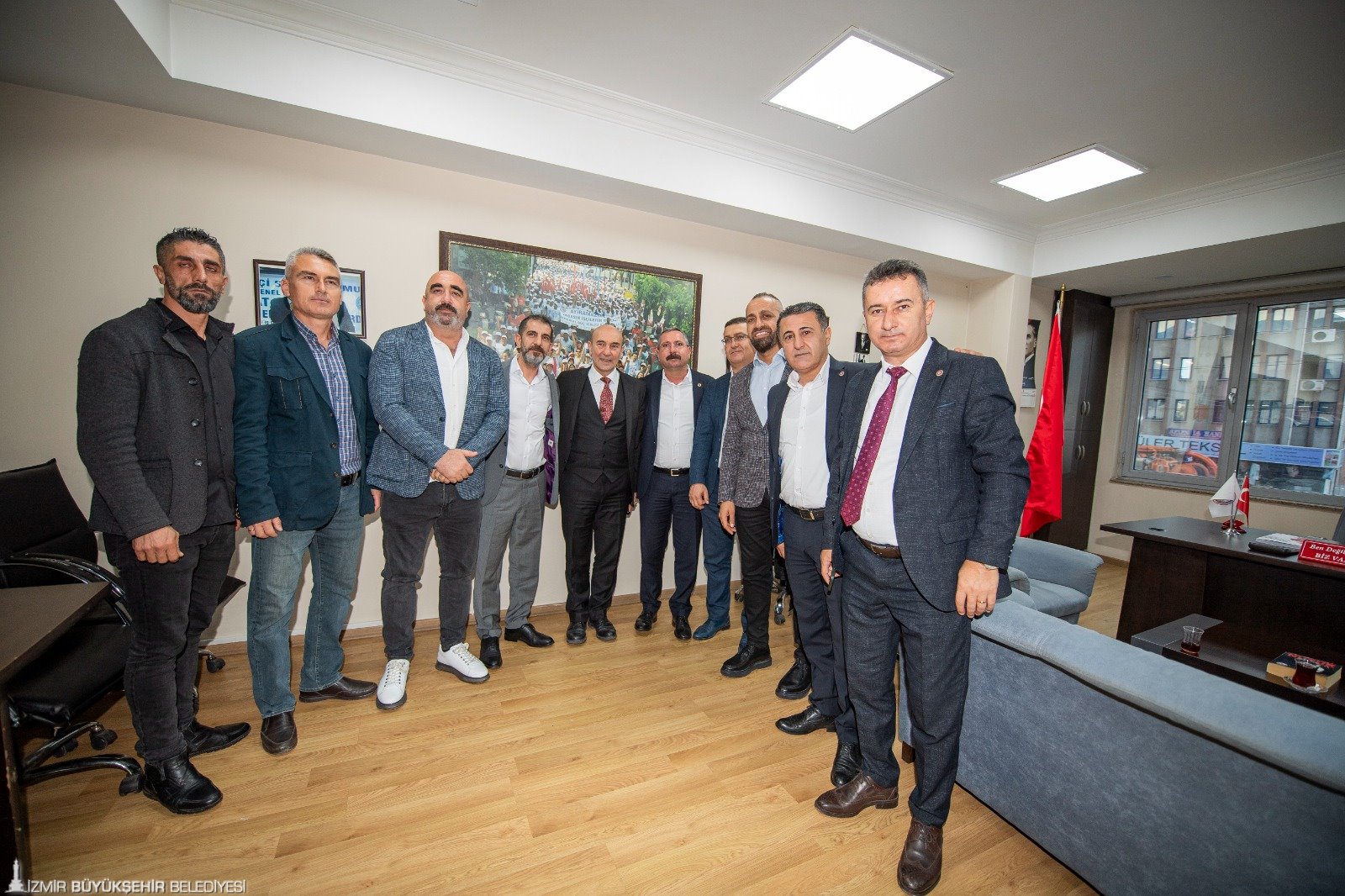 Başkan Soyer, Belediye İş Sendikası üyeleriyle buluştu