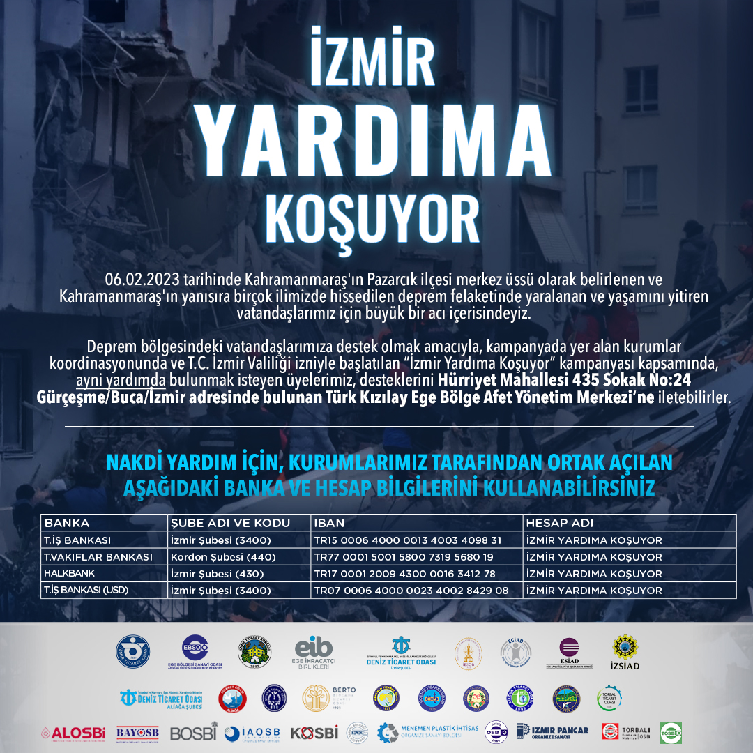 ‘İzmir Yardıma Koşuyor’