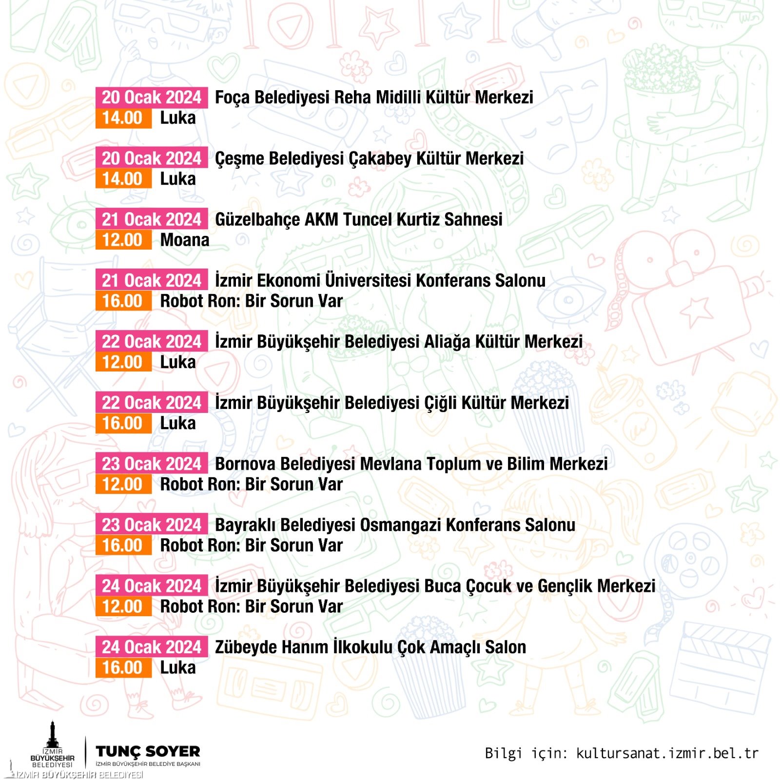 4. Çocuk Filmleri Şenliği 20 Ocak’ta başlıyor