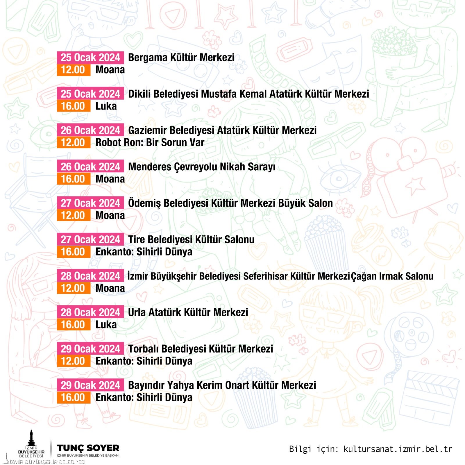4. Çocuk Filmleri Şenliği 20 Ocak’ta başlıyor