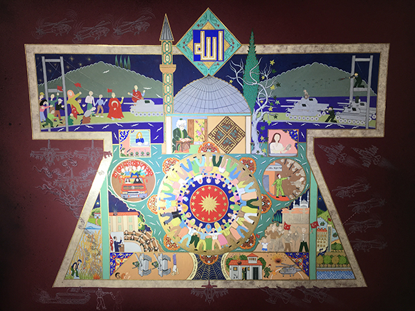 15 Temmuz’un işlendiği minyatürler Cumhurbaşkanlığı Külliyesinde