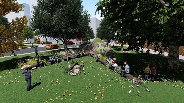 110 hektarlık alan model oluşturacak