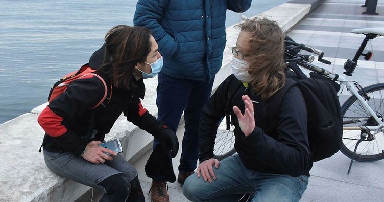 İzmir'de sahilde dehşet! İspanyol kadını yerde sürüklediler