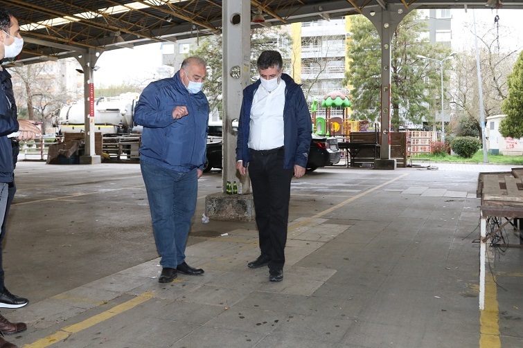 Çamkıran pazar yeri yenileniyor