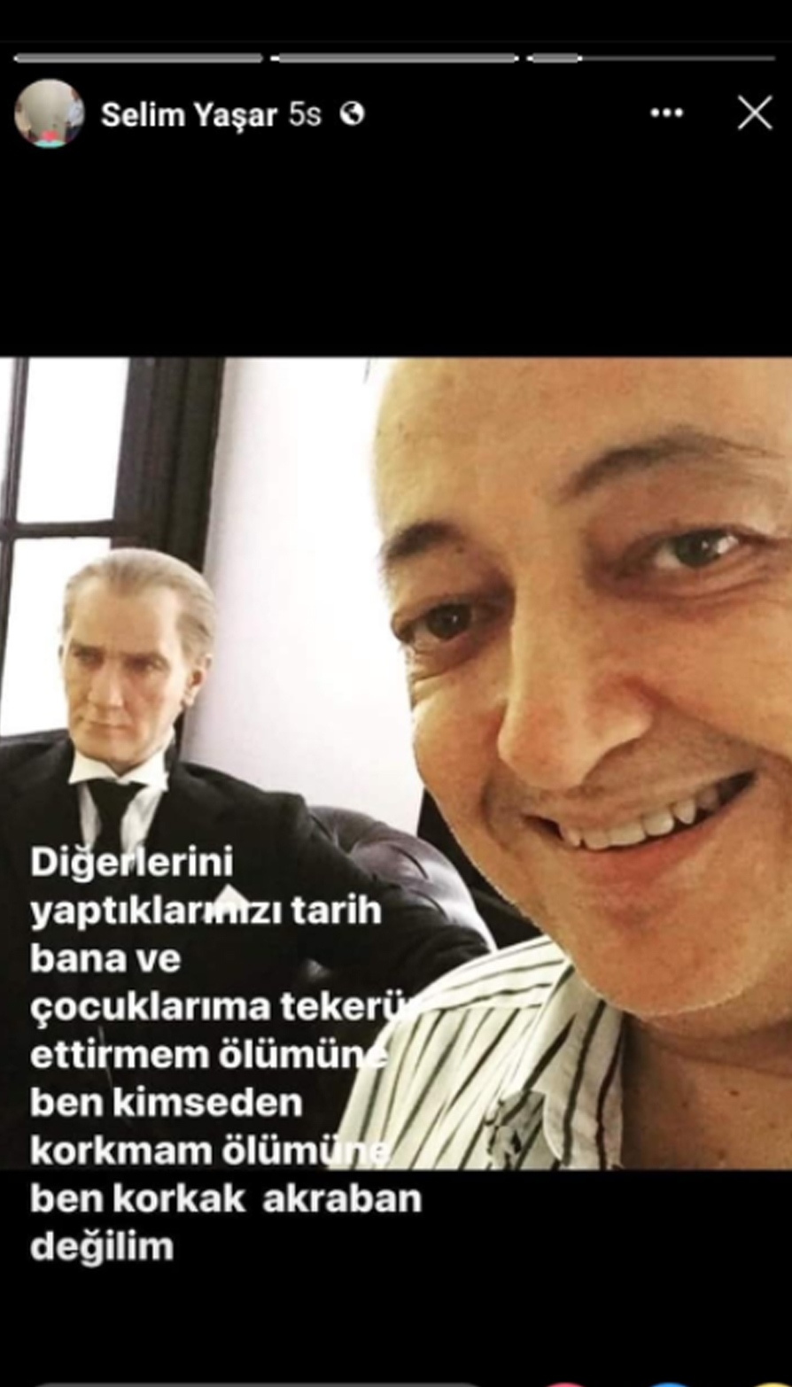 Selim Yaşar'ın facebook hesabından şoke eden paylaşımlar